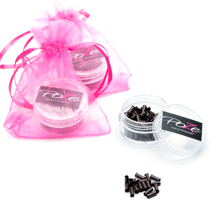 Micro Rings - 100pcs Black