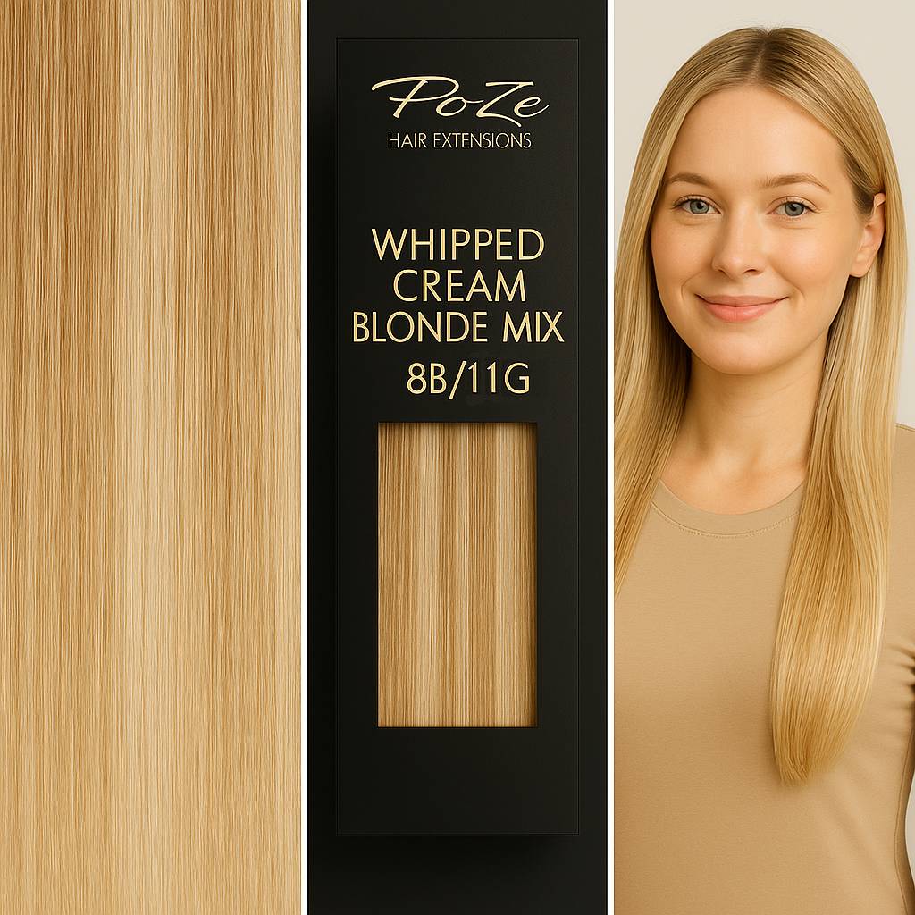 Tape In Extensions Standard - 8B/11G Whipped Cream Blonde